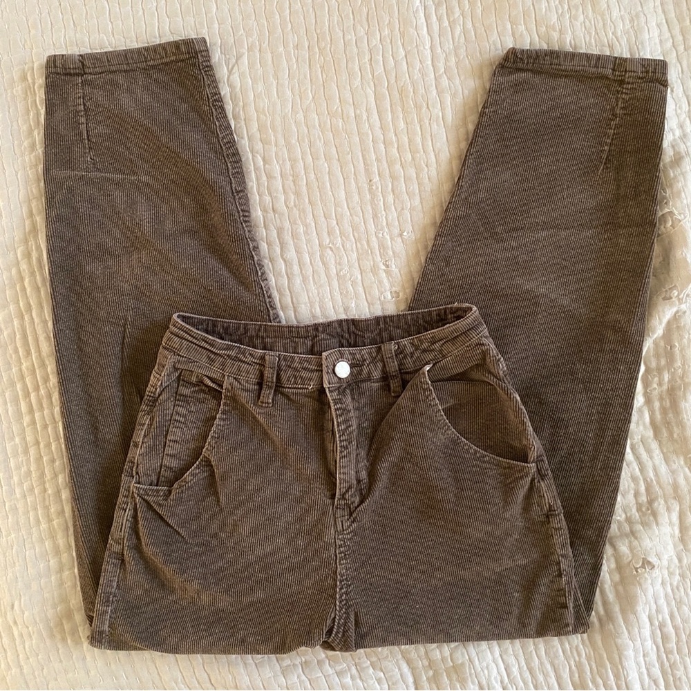 High Waisted Corduroy Pants